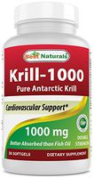 Best Naturals Krill Oil 1000 mg 30 Softgels