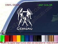 GEMINI Zodiac Astrology decal decals Laptop Macbook car window sticker