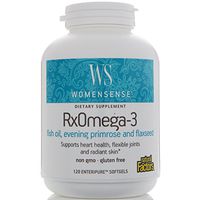 Natural Factors, (4 Pack) WomenSense, RxOmega-3, 120 Enteripure Softgels