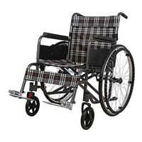 FC-LY Portable Foldable Wheelchair, Hand-Held Ultralight Transport Wheelchair, Suitable for Elderly and Children
