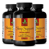 Sleeping Herbs Pills - Sleep Support Superior Formula 952 Mg - 5-htp Magnesium - 3 Bottles (180 Capsules)