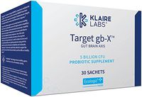 Mood Probiotic Powder - Klaire Labs Target gb-X with Bifidobacterium & Lactobacillus, Clinically Tested, Shelf-Stable & Hypoallergenic for Men & Women's Gut Brain Axis Support, Non-GMO (30 Packets)