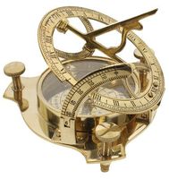 5" Sundial Compass Solid Brass Sun Dial