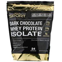California Gold Nutrition Dark Chocolate Whey Protein Isolate, 2 lbs (908 g)