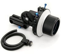 SunSmart Pro DSLR 15mm rod support system Follow Focus With 2 stoppers and Gear Ring Belt for DSLR cameras