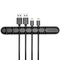 ORICO Cable Clip 7 Channel Cable Management, Adhesive Wire Holder for Organizing Charging Cords, Home, Office, Cubicle, Car, Nightstand, Desk Accessories
