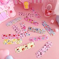 Majoxin 100pcs/bag Waterproof Breathable Cute Cartoon Band Aid Hemostasis Adhesive Bandages First Aid Emergency Kit