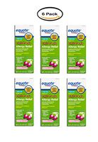 PACK OF 6 - Equate Sugar Free Childrens Allergy Relief Certirizine Dye-Free Bubble Gum Suspension, 4 Oz
