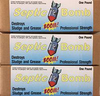 3 Pack of Septic Bomb! Septic Tank & Leachfield Restorer, The Most Powerful Septic Additive on The Market!
