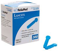 Reliamed 30 gauge Safety Seal Lancets - Box of 100