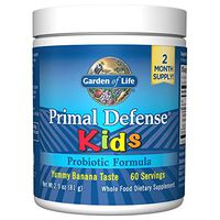 Garden of Life Whole Food Probiotic for Kids - Primal Defense HSO Probiotic Formula Kids Dietary Supplement, 2.9oz (81g) Vegetarian Powder