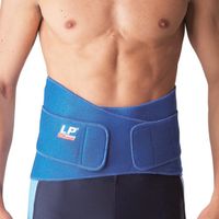 LP High Back Support - Improves Spinal Posture (Unisex; Black), Small