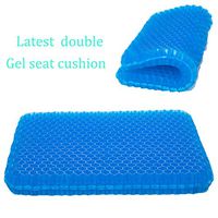 SESEAT Gel Office Chair Cushion, Seat Cushion Breathable Design for Car, Office, Wheelchair, Truck, Gel Seat Pad Cushion