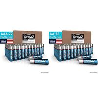 Rayovac Combo Pack 72x AA and 72x AAA Batteries (144Count), Double A and Triple A Alkaline Battery