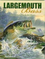 Randy McGovern "Largemouth Bass" Mini Notecards Assortment #34653 - Blank inside