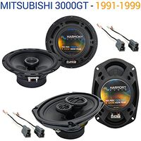Compatible with Mitsubishi 3000GT 1991-1999 OEM Speaker Replacement Harmony R65 R69 Package