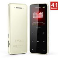 Victure Bluetooth 4.1 MP3 Player 16GB Touch Button Digital Music Player with Wired Earphones, Built-in Speaker, FM Radio, Pedometer, HiFi Lossless Sound Quality, Metal Case, Support up 128GB