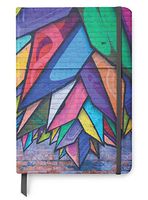 Graffiti Designs UV Printed on PU Leather A5 Journal Notebook - Lined Pages