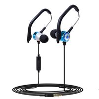 Earphones, Licoers Sport In Ear Headphones Earbuds Heaphones Headset Earphones with 3.5mm Metal Housing Best Wired Bass Stereo Headset Built-in Mic Hands-free Volume Control (Blue)