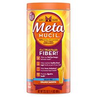 Metamucil Fiber, 4-in-1 Orange SugarFree Powder 72