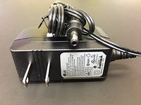 LG AC DC Adapter for use with LG Blu Ray Players BP155 BP255 BP555 BP350 BP550 BPM25 BPM35 BPM55 AC Adapter Also Works on All Region Free LG Blu Ray Players