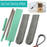 ChenLee New Extendable Gap Dust Cleaning Artifact Bedside Dust Brush Long Handle Mop Sweep Microfiber Household Bed Bottom Gap Clean Duster - Wet or Dry Use Cleaning Tool