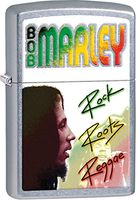 Zippo Personalized Message Engraved on Backside Bob Marley Windproof Lighter