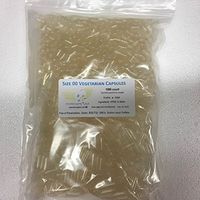 PurecapsUSA - Clear Empty Vegetarian Capsules - Size 00 (1,000 Separated Capsules)