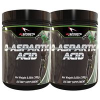 D-Aspartic Acid (DAA) by AI Sports Nutrition | Twin Pack 2X 300 Gram Tubs