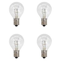 4 Pack Wax Warmer Bulbs,20 Watt Bulbs for Middle Size Scentsy Warmers,G30 Globe E12 Incandescent Candelabra Base Clear Light Bulbs for Candle Wax Warmer,Long Last Lifespan ...