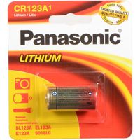 8 Pcs Panasonic CR123A CR-123 3V Lithium Photo Battery for Camera, Flashlight, In retail packaging