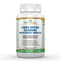 BioCentran Liver Detox Cleanse with Milk Thistle Extract - 90 Capsules