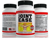 Joint Ease - Doctors’ Clinical Formula For Advanced Joint Care with CMO, Hyaluronic Acid (HA), MSM, Turmeric, Boswellin, Bromelain, Skull Cap, Holy Basil, Ginger Root, trans-Resveratrol and Berberine. Easy to Swallow 60 Capsules Per Bottle.