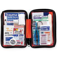 Outdoor First Aid Kit Fabric Case, 107 Piece - Emergency Kit Trauma Kit First Aid Cabinet Refill Travel Medicine Kit