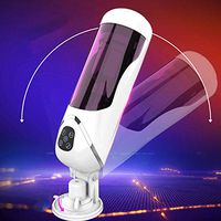 Strong Handsfree Male Sucker Automatic Piston Telescopic Rotation Intelligent Voice Induction Relaxation Toy