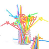 100 /200 / 500 Packs Colors Smoothie Straws for Milkshakes ,Juice, Milk Tea,- ViewHuge Stretch Decoration Drinking Straws Set for Party