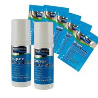 Buy 2 Super Blue Stuff OTC 3-oz. Roll-ons, Get 5 Free Super Blue Stuff OTC Travel Packs