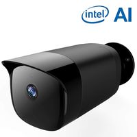 SimCam AI Outdoor Security Camera - On-Device AI Outdoor Surveillance Camera with Face Recognition, Person Detection, IP66 Waterproof, FHD Night Vision, 2-Way Audio, Work with Alexa&Google Assistant