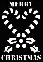 Stencil Xmas Bell Brass