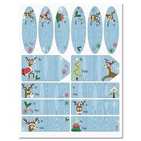 Current Playful Reindeer Labels - Set of 42 Gift Tags