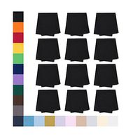 Eyeglass Cleaner Microfiber Cloth - Glasses Cleaner for All Gentle Surfaces, Touchscreens, Smartphones, Camera Lenses, LCD & HD Screens -Black, 12 Pack- by OptiPlix