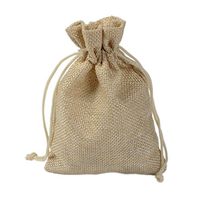 BZCTAH 20 PCS Linen Drawstring Bags Natural Cotton Jewelry Bags for Wedding Shower, 10 x 14cm Durable Jute Burlaps Gift Bags, Party Favors, Jute Sacks Project, Tea Bags, Candy Bags, Beige#1