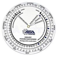ASATechmed Pregnancy Wheel Due Date Calculator Obstetric Wheel, Nurses, Midwifery, Pregnancy Test