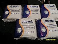 Attends Unisex Regular Absorbency Value Tier Protective Underwear Large 44" - 58"