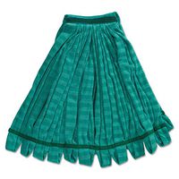 Tube Mop, Microfiber, Green, Medium, 5-in Green Headband, New