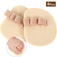 4 Pieces Toe Splint Toe Separators Hammer Toe Support Big Toe Spacers Cushion Brace for Crooked Toes Hammer Toes Claw Toes and Overlapping Toes