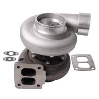 HENYEE GT45 T4 Turbo V-Band 4 Bolt 1.05 A/R 77 Trim 98mm Compressor 600+HP Universal Turbo Charger External Wastegate for 3.0L-6.0L Engine Upgrade Racing Turbocharger & Gaskets