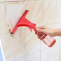 Riforla Shower Squeegee Squeegees with Watering Can Silicone Blade All-Purpose Squeegee for Shower Doors Bathroom Window and Car Glass 10-Inch