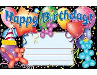 Teacher Created Resources Happy Birthday 3 Awards (4208)