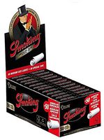 6 Smoking Deluxe with Tips Ultra Fine 1 1/4 Cigarette Rolling Papers Packs (50 Leaves and 50 Tips/pack) + Beamer Smoke Sticker. For Legal Herbs, Rolling Tobacco, Cones, Herbal Mixes, Rollers, Ryo, Myo